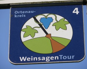 Weinsagen Tour signage