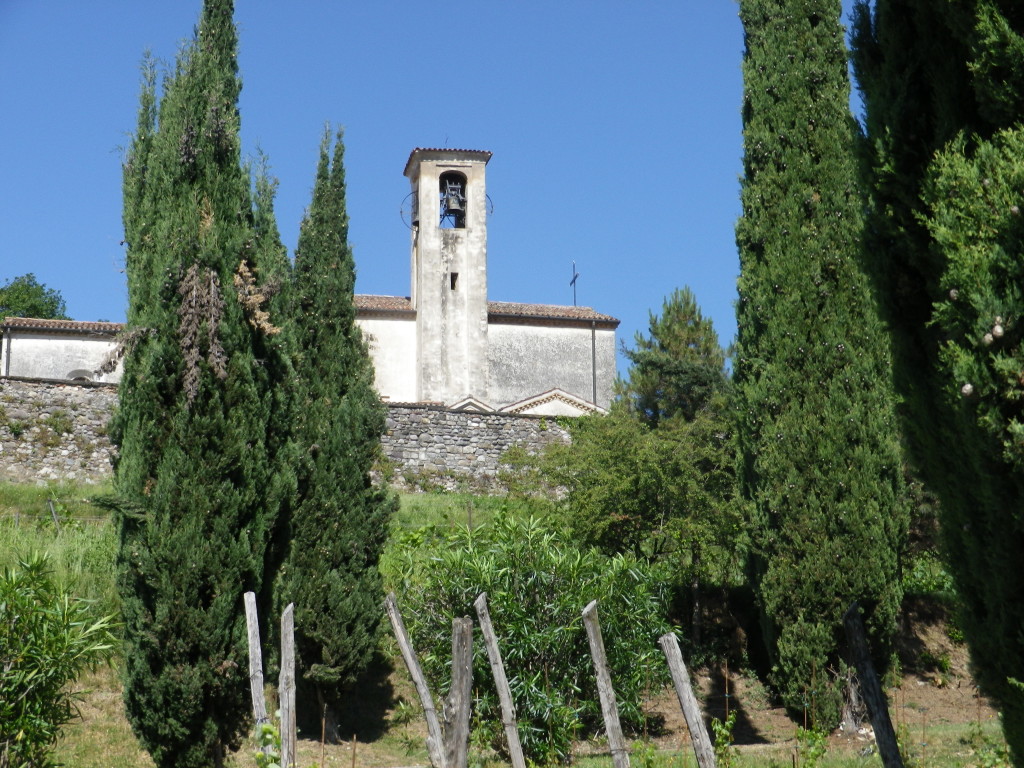 Cypresses and Cemetery:  A Classic Combination