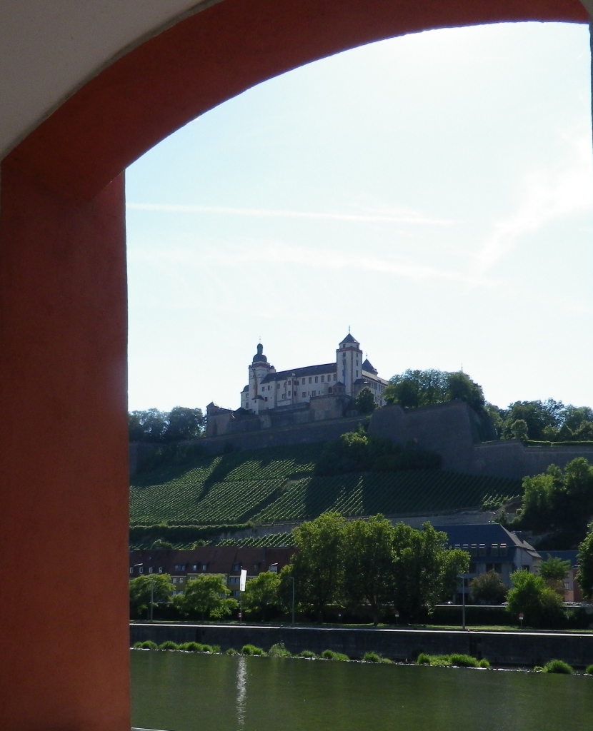 View of Wuerzburg's Innere Leiste Vineyards