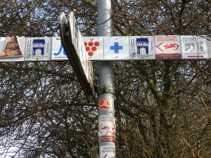 Felsengarten Sign Post