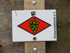 Breisgauer Weinweg Trail Sign