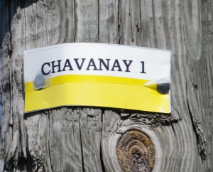 Chavanay 1 Sentier des Vignobles Trail Marking