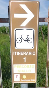 Percorso Giallo Trail Sign