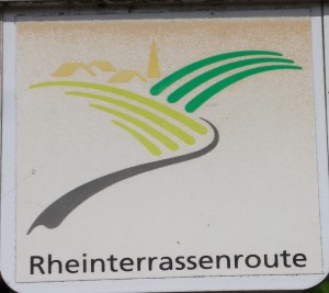 Rheinterrassenroute Signage
