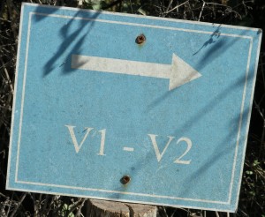 Trail Marking for V1 and V2