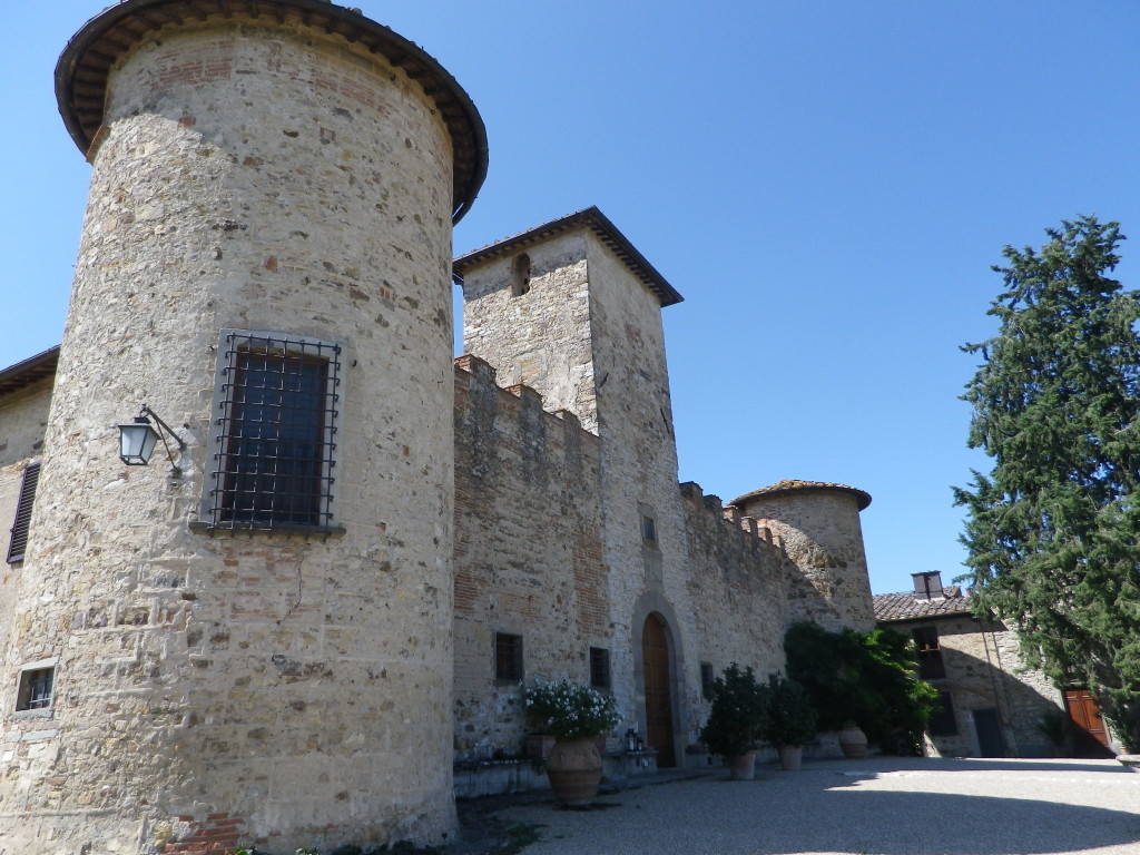 Towers of Castello di Gabbiano