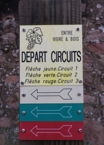 Entre Vignes et Bois Circuits Sign