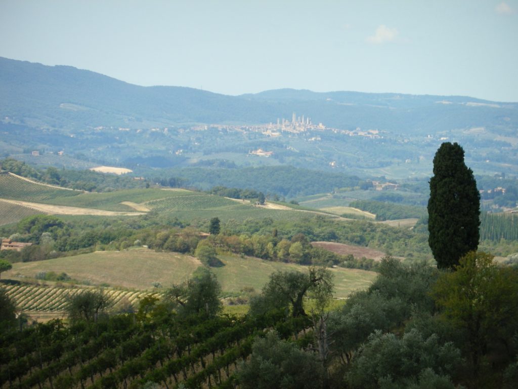 A Distant San Gimignano