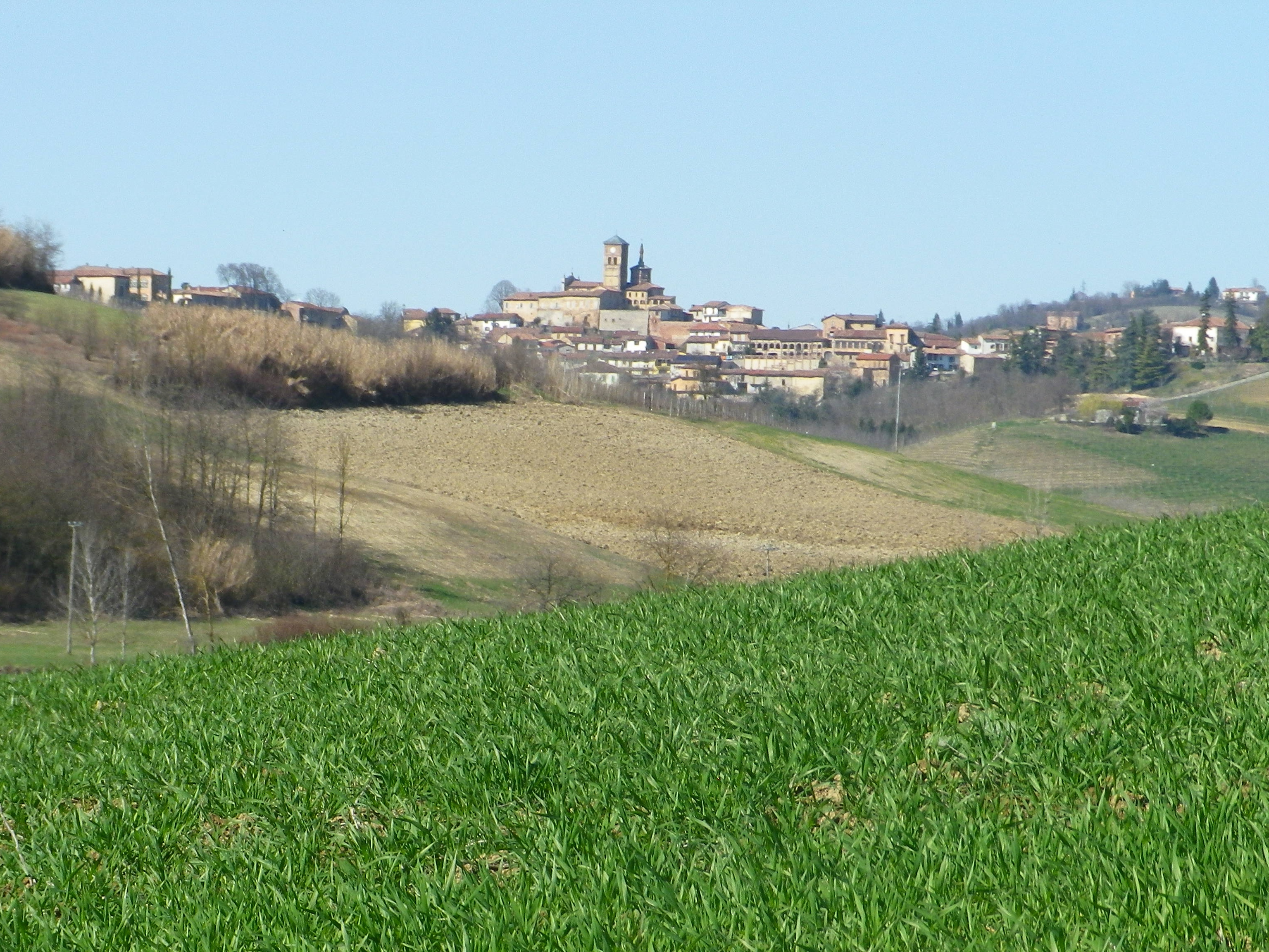 Hilltop Village of Grazzano Badoglio